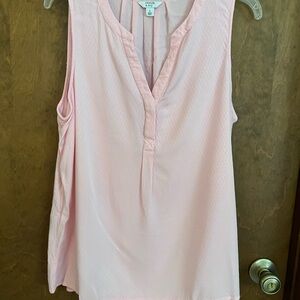 Pink Sleeveless Blouse